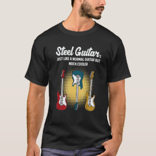 T-shirt Guitare électrique rétro graphique et guitariste