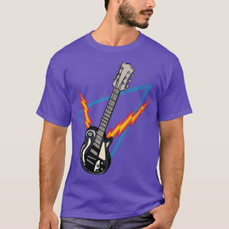 T-shirt Guitare électrique Rock musicien guitariste