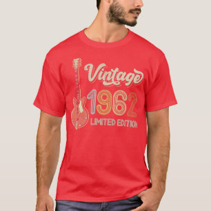 T-shirt Guitare électrique vintage 1962 pour les amateurs