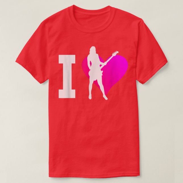 T-shirt Guitare électronique guitare électrique guitare ac (Design devant)