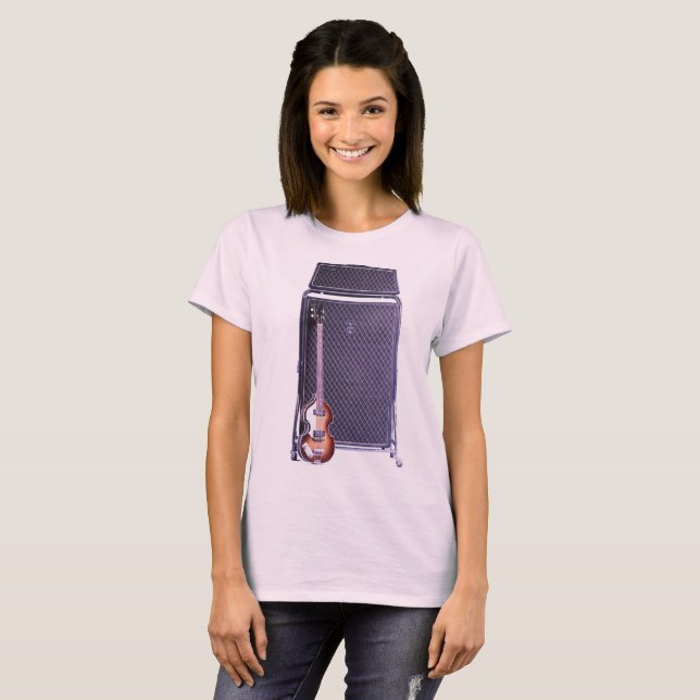 T-SHIRT GUITARE ET AMP BASES ICONIQUES (Devant entier)