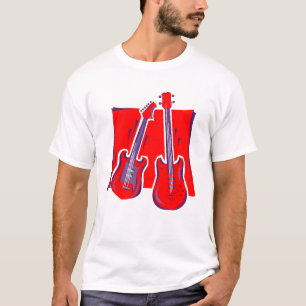 T-shirt guitare et basse red.png stylisé