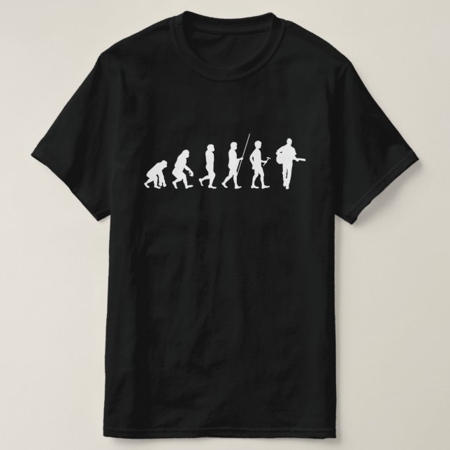 T-shirt Guitare Evolution (Design devant)