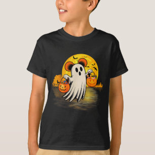 T-shirt Guitare fantôme mignonne citrouilles d'Halloween b