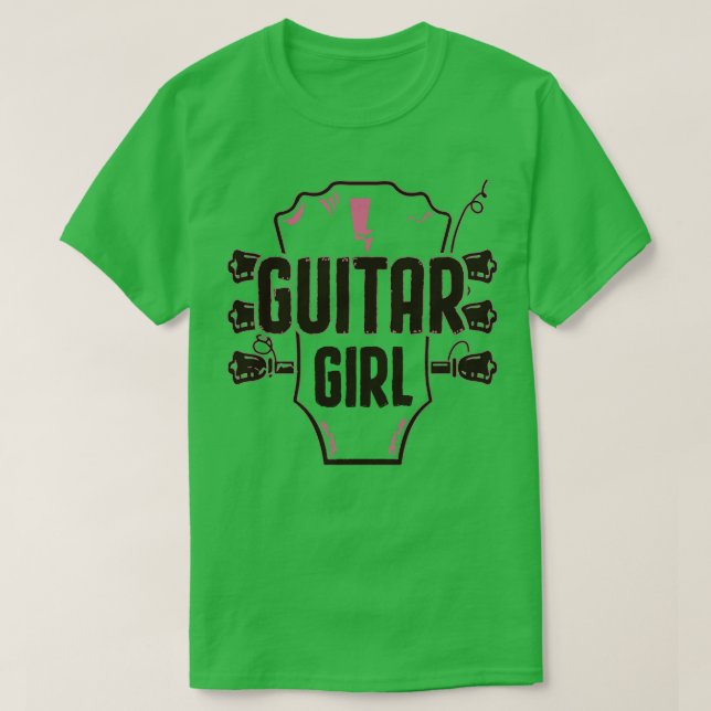 T-shirt Guitare fille 1 (Design devant)