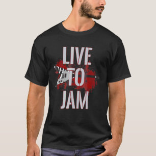 T-shirt Guitare Flying V en live pour improviser