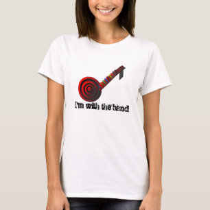 T-shirt guitare fraîche, je suis avec la bande !
