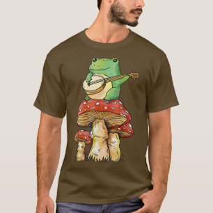 T-shirt Guitare Goblincore Natur Magique Fungi Cottagecore