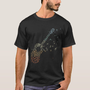 T-shirt Guitare Guitare Cadeaux Hommes Notes musicales Gui
