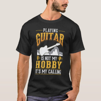 T-shirt Guitare Hobby Guitare électrique Guitare acoustiqu