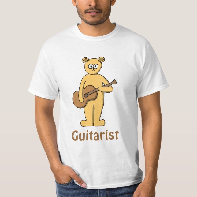 T-shirt Guitare jouant l'ours (Devant)