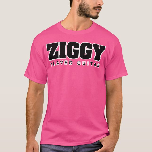 T-shirt Guitare Jouée Ziggy (Devant)