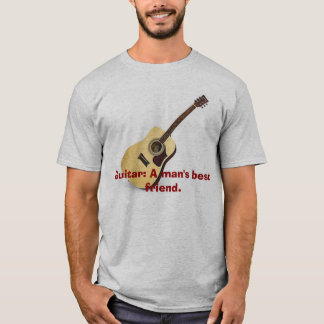 T-shirt Guitare : Le meilleur ami d'un homme