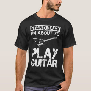 T-shirt Guitare Lecteur tenue Instrument à cordes Guitare