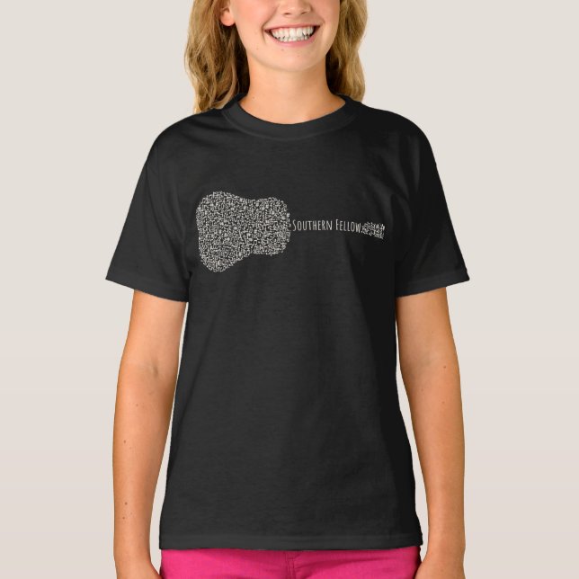 T-shirt Guitare Lover | Guitare Notes Cadeau (Devant)