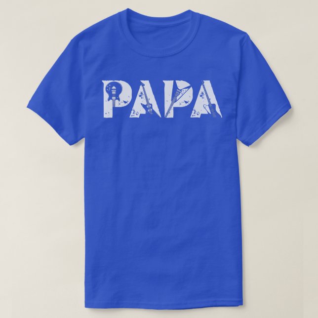 T-shirt Guitare Lover Guitariste Papa Musique Drôle (Design devant)