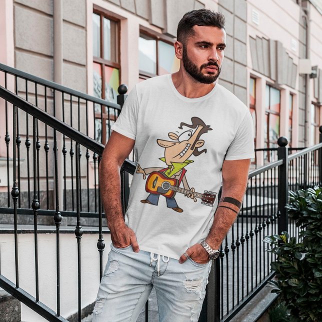 T-shirt Guitare Man Rockstar (Créateur téléchargé)