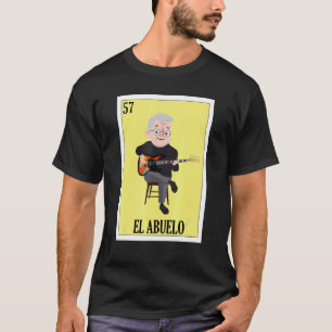 T-shirt Guitare mexicaine drôle pour grand-père - El Abuel