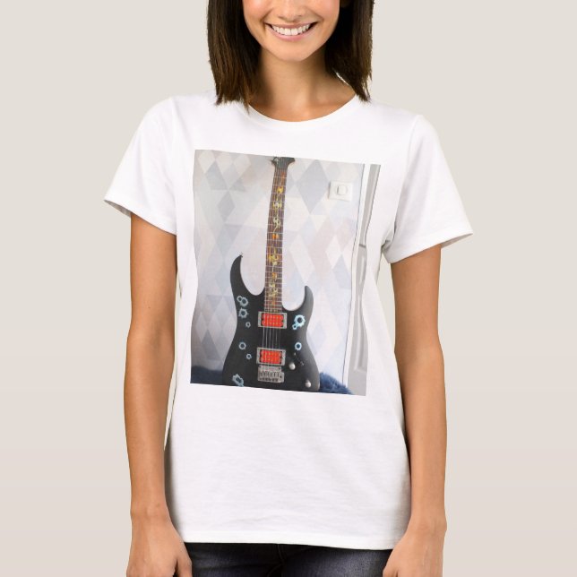 T-shirt Guitare mignonne (Devant)
