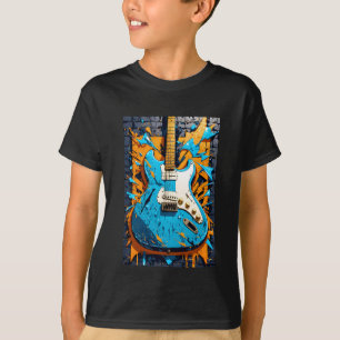 T-shirt Guitare musicale