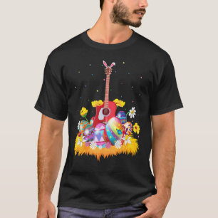 T-shirt Guitare Musique Oeuf de Pâques Guitare dimanche de