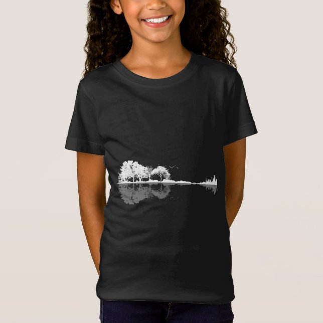 T-Shirt Guitare naturelle (Devant)