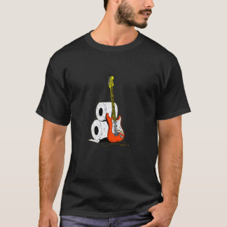T-shirt Guitare Nice Red Rock avec Papier Toilette