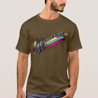T-shirt Guitare Pendant que ma guitare pleure doucement