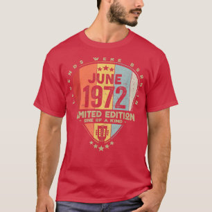 T-shirt Guitare PickLegends Est Né En Juin 1972 Guitare