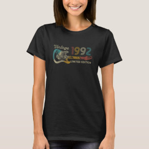 T-shirt Guitare Player 30th Birthday Rock 1992