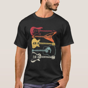 T-shirt Guitare Player Cadeaux Rock n Roll Festival Musiqu