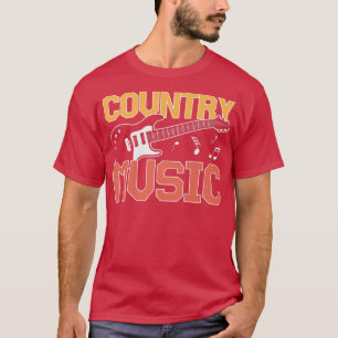 T-shirt Guitare Player Country Music Premium