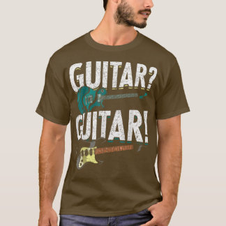 T-shirt Guitare Player Rock Musique Guitariste Musicien Fu