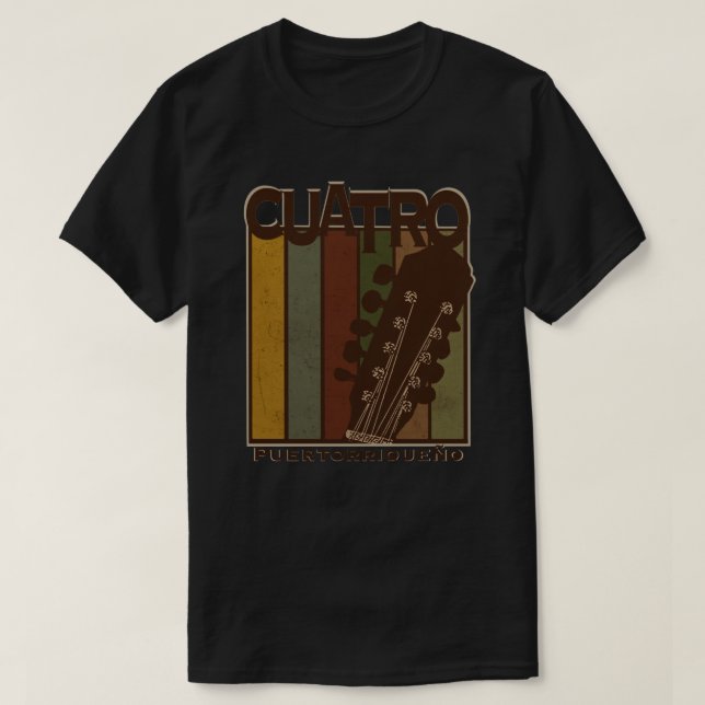 T-shirt Guitare Porto Rico Cuatro (Design devant)