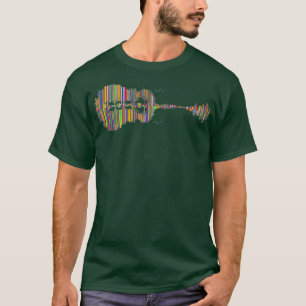 T-shirt Guitare psychédélique