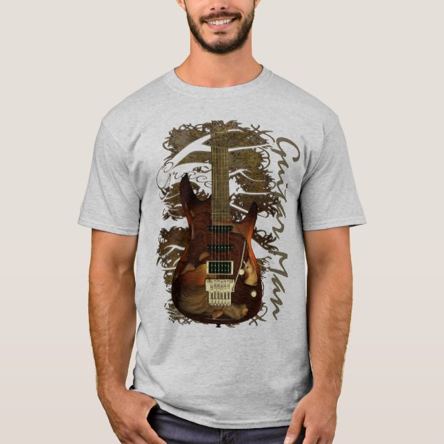T-shirt Guitare rêveuse - grâce (Devant)