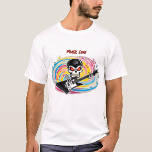 T-shirt Guitare Rock and Roll