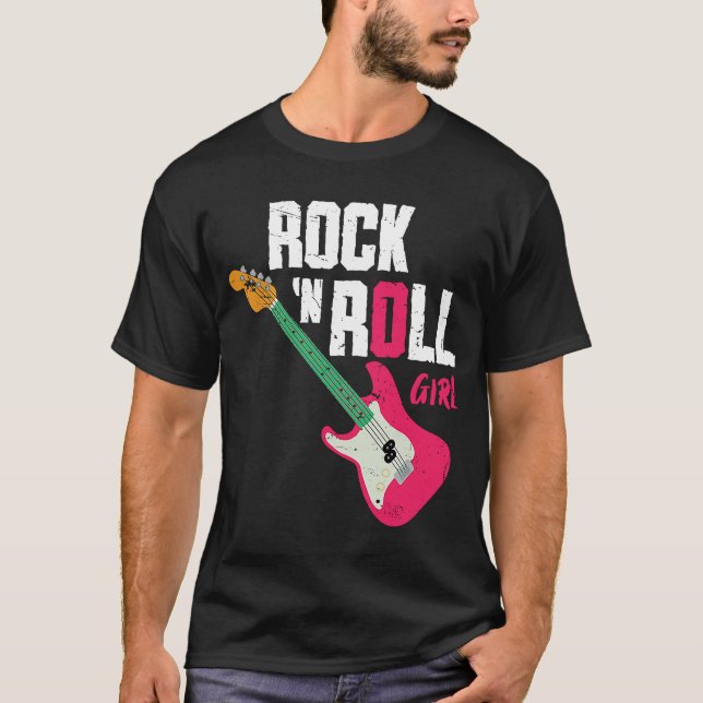 T-shirt Guitare Rock N Roll (Devant)