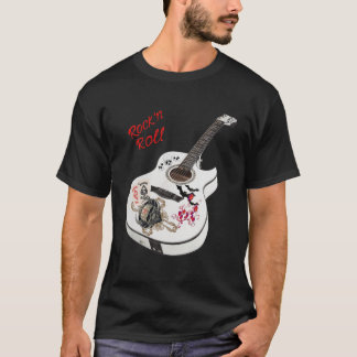 T-shirt Guitare Rock N Roll