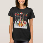 T-shirt Guitare Santa Hat Elf Christmas Tree Musician Swea<br><div class="desc">Guitare Santa Hat Elf Christmas Tree Musicien Sweat laide</div>