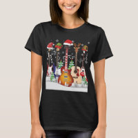 Guitare Santa Hat Elf Christmas Tree Musician Swea