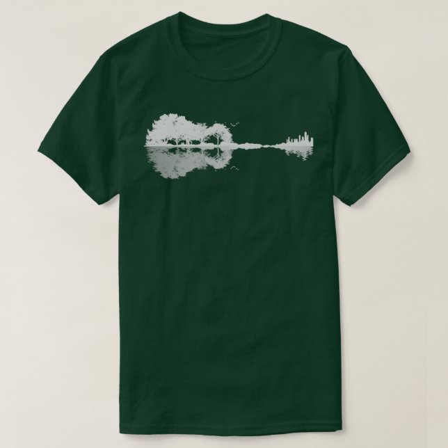 T-shirt Guitare Skyline (Design devant)
