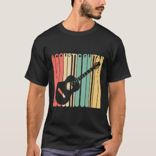 T-shirt Guitare - Style rétro Vintage Guitare acoustique S