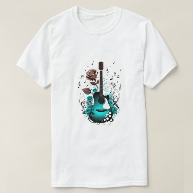 T-shirt Guitare Sundar  (Design devant)