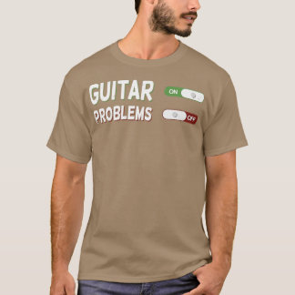 T-shirt Guitare sur les problèmes