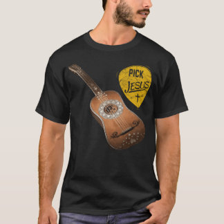 T-shirt Guitare T-Worshi, Pasteur de musique chrétienne de