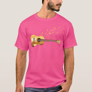 T-shirt Guitare Uke pittoresque - Ukulele Lover Guitare Uk