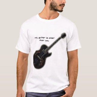 T-shirt Guitare vintage