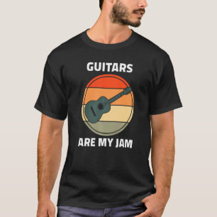 T-shirt Guitare Vintage Guitare Cool Rétro Guitares sont M