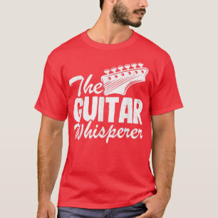 T-shirt Guitare Whisperer Guitariste Vintage Papa Mens Gu